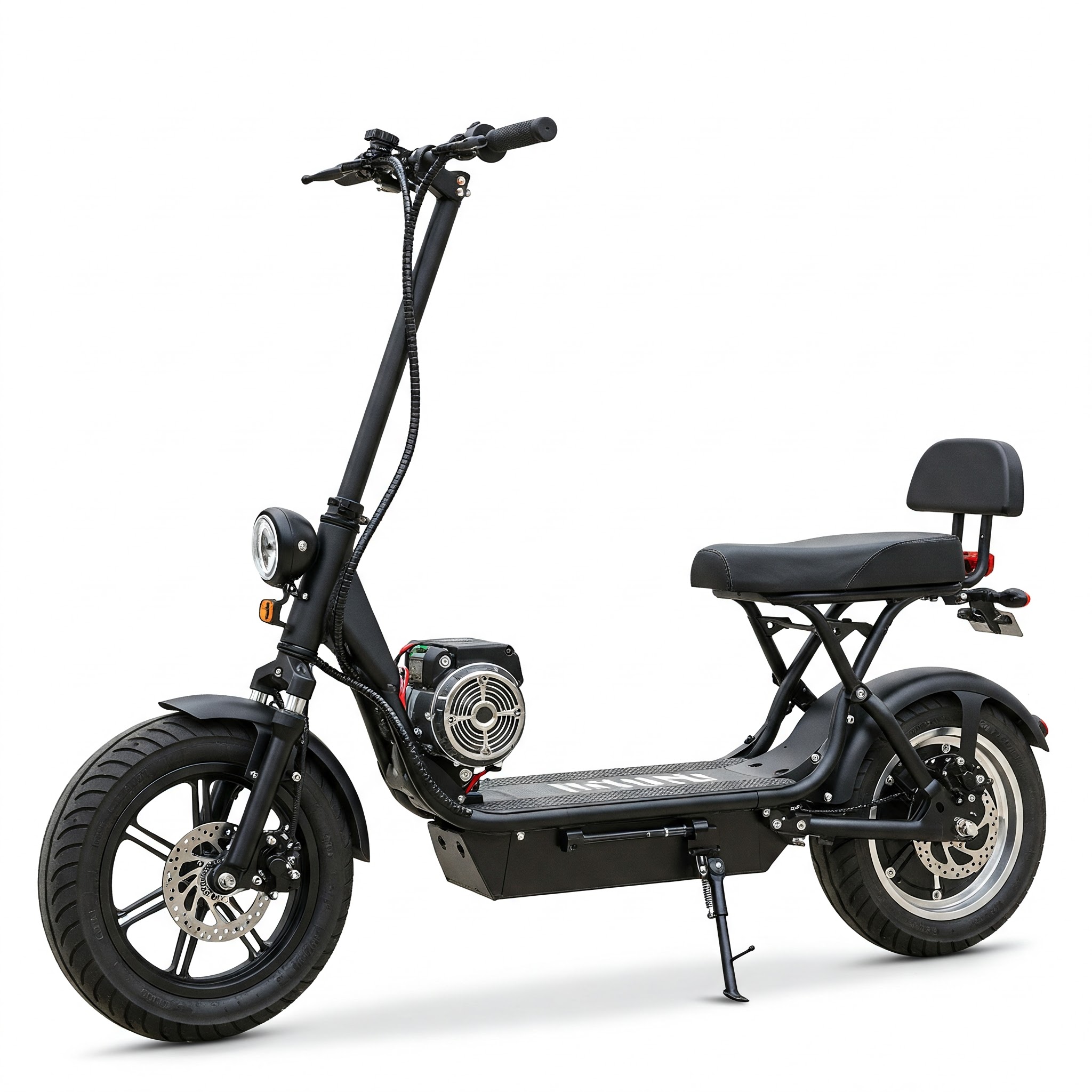 A sturdy electric scooter for heavy adults 400lbs, showcasing its robust build and capacity.