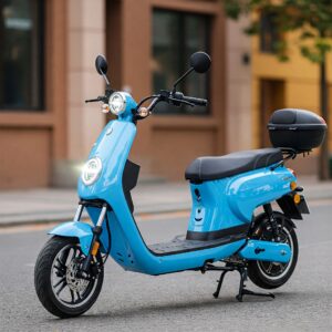 An affordable electric scooter 2 seat designed for budget-conscious riders.