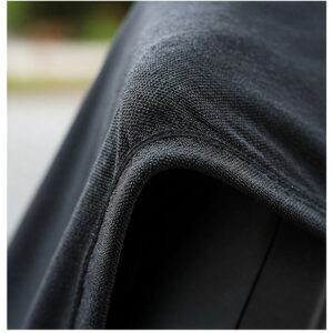 Close-up of the breathable and tear-resistant material of an electric scooter cover.