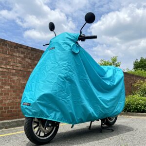 Electric scooter cover providing reliable protection against dust, scratches, and the elements.