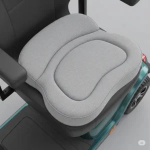 An ergonomic and comfortable seat cushion, a key scooter mobility part, designed for extended use and user support.
