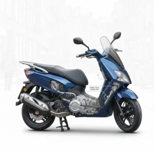 Comparison showing the available color options for the popular 2 seater scooter street legal model.