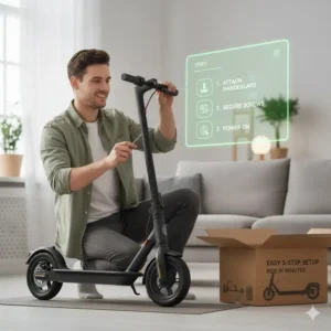 Simple instructions for the quick and easy assembly of your new electric scooter.