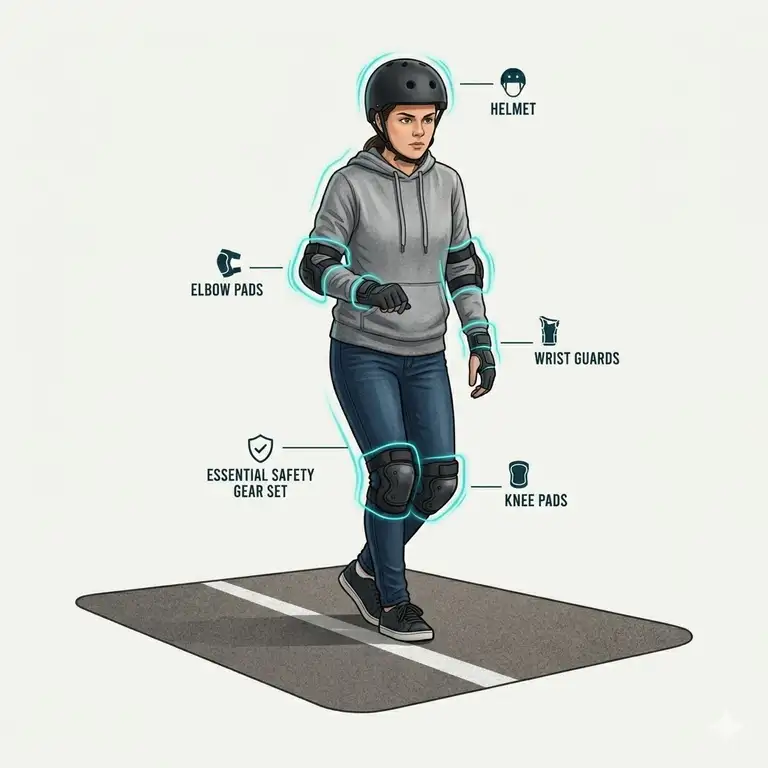 A complete visual guide on how to balance on electric scooter first time for new riders.