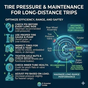 Useful weather considerations and tips for how to ride electric scooter long distance.